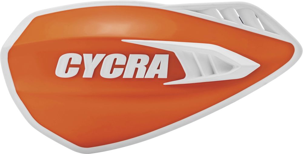 Cycra Cyclone Handguards Orange/White - 1CYC-0056-203