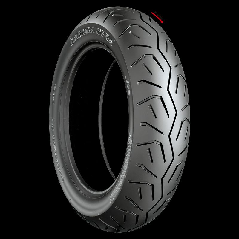 Bridgestone Exedra G722R 180/70-15 Tire (76H) Rear 3095