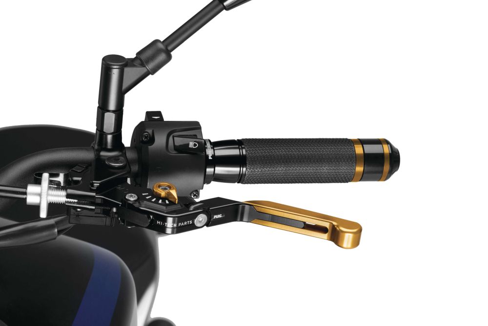 Puig 3.0 Clutch Lever Extendable Foldable Black/Gold - 24ONO