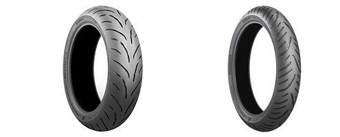 Bridgestone Front Rear 120/70ZR17 + 190/55ZR17 Battlax Sport Touring T32 Motorcycle Tire Set