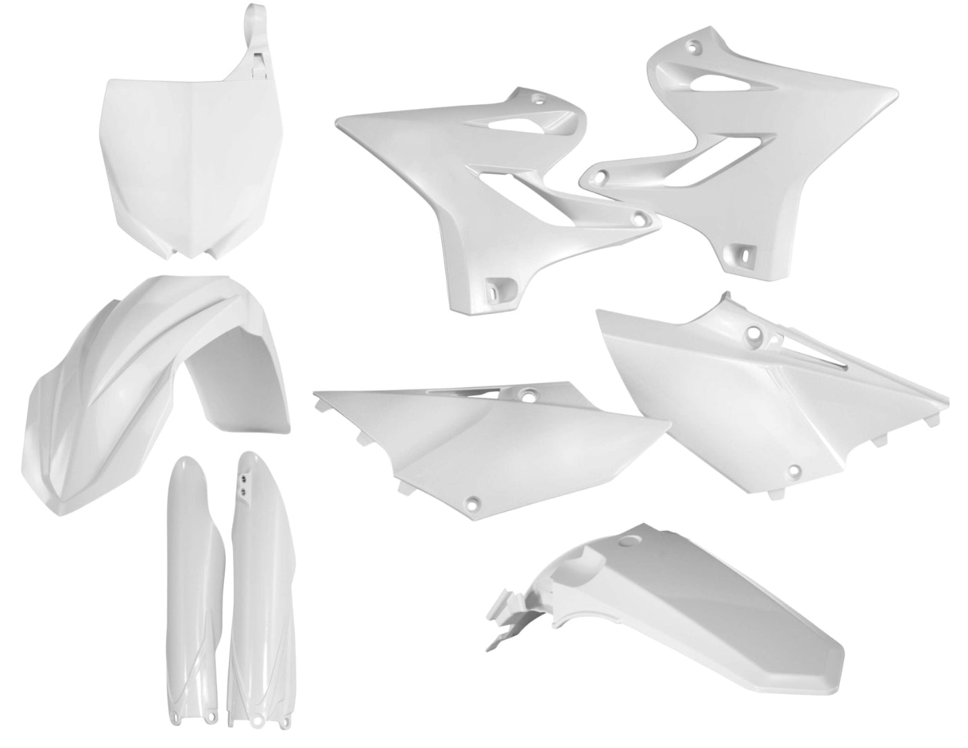 Acerbis White Full Plastic Kit for Yamaha - 2402960002