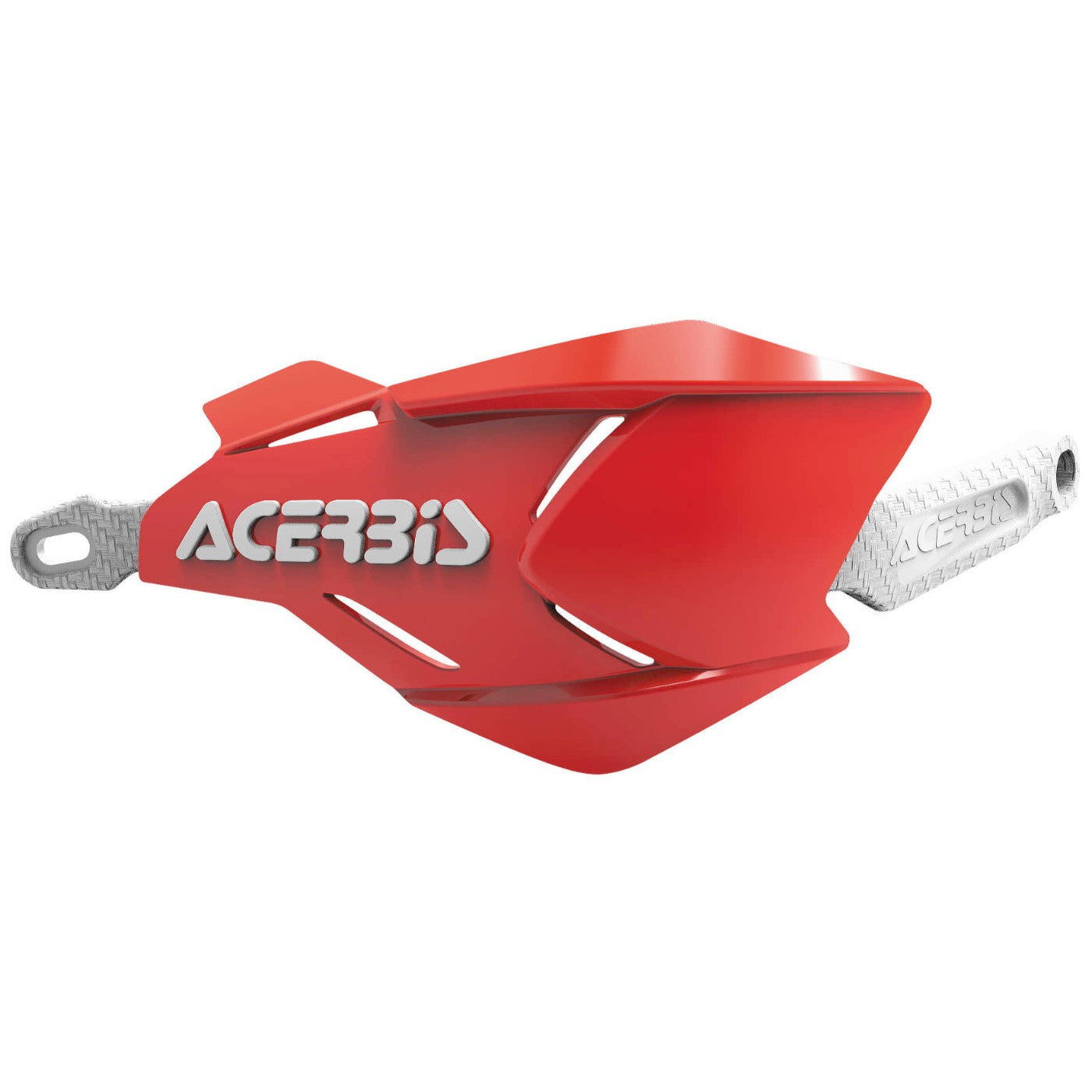 Acerbis Red/White X-Factory Handguards - 2634661005