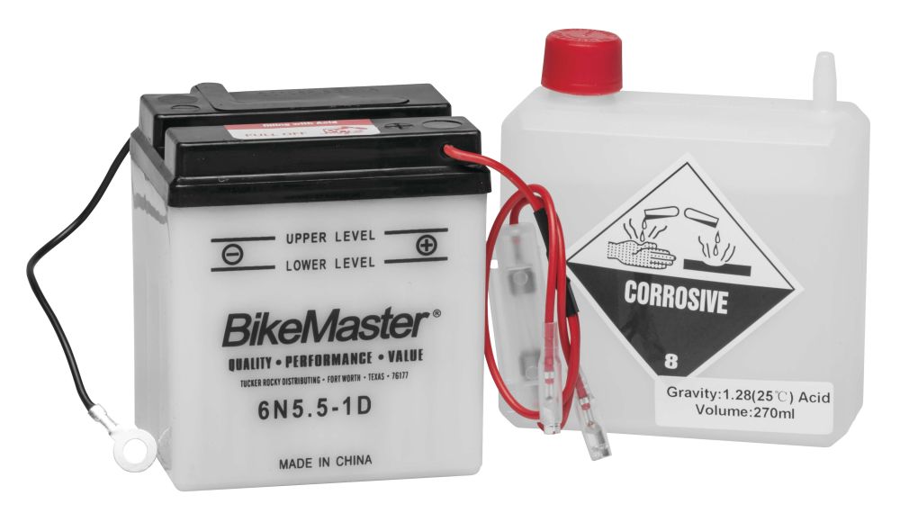 Performance Conventional Battery For Honda CT200 Trail 90 1964-1966 White
