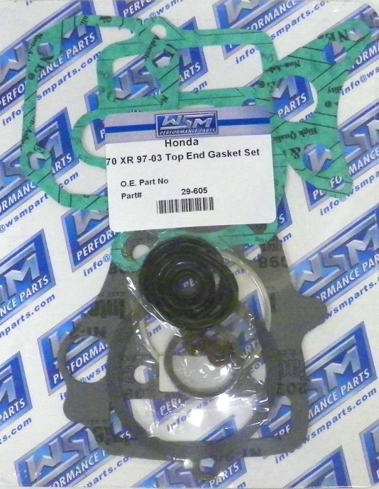 WSM Top End Gasket Kit For Honda 70 CRF-F / XR 97-12 29-605