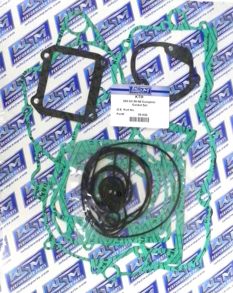 WSM Complete Gasket Kit For KTM 250 EXC / SX / XC 05-06 25-838