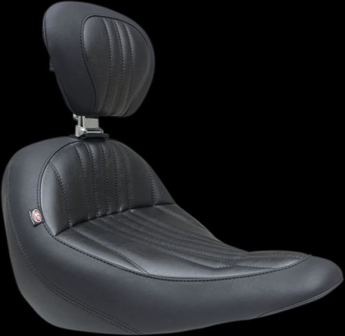 Mustang Standard Touring Seat With Backrest Black 79041