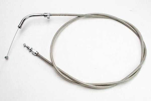 Motion Pro Stainless Steel Armor Coat Throttle Push Cable For Suzuki Hayabusa GSX1300R 2002-2007