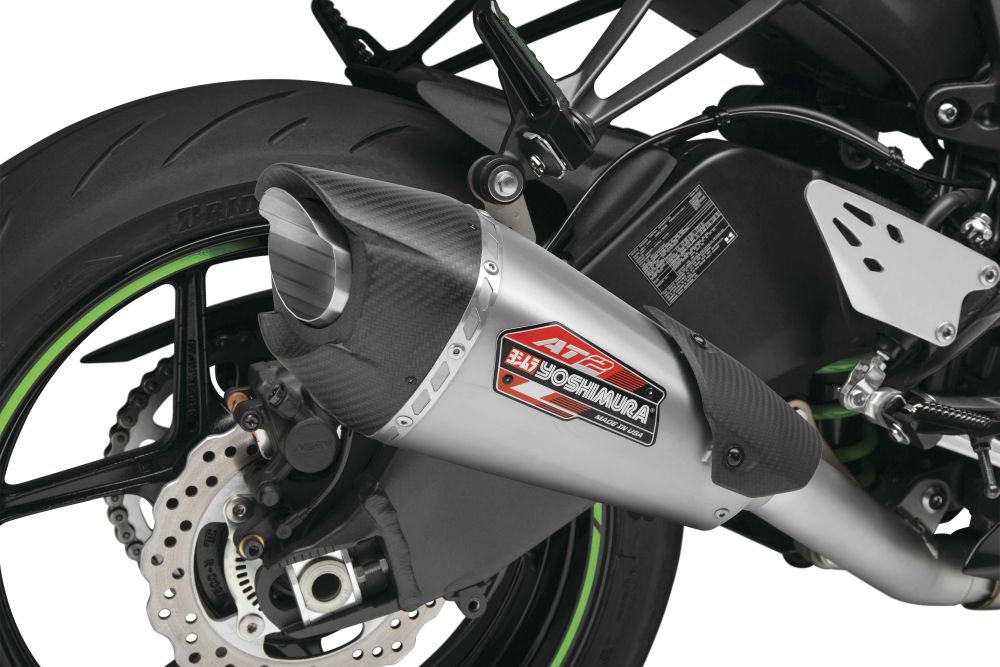 Yoshimura Street Exhaust 3/4 System AT2 Stainless - 14642CP521