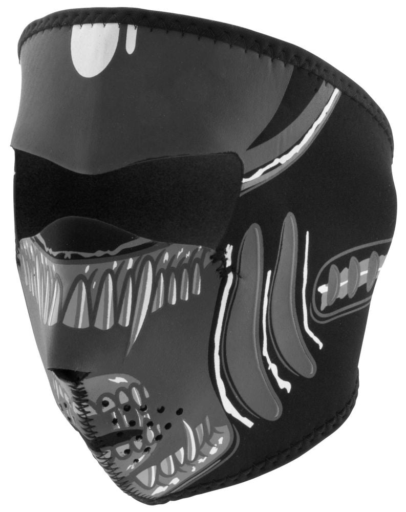 Zan Headgear Full Mask Neoprene Alien