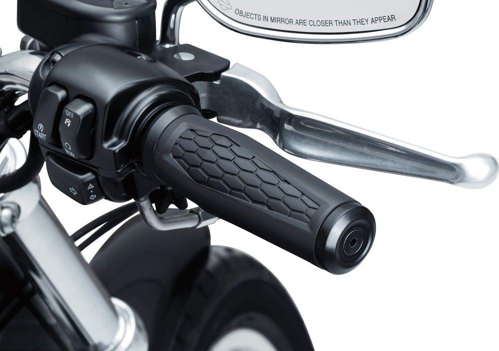 Kuryakyn Hex Grips for V-Twin Cable Black