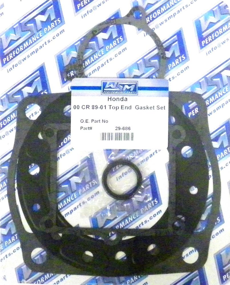 WSM Top End Gasket Kit For Honda 500 CR 89-01 29-686