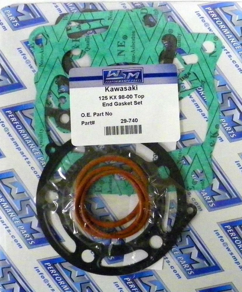 WSM Top End Gasket Kit For Kawasaki 125 KX 98-00 29-740