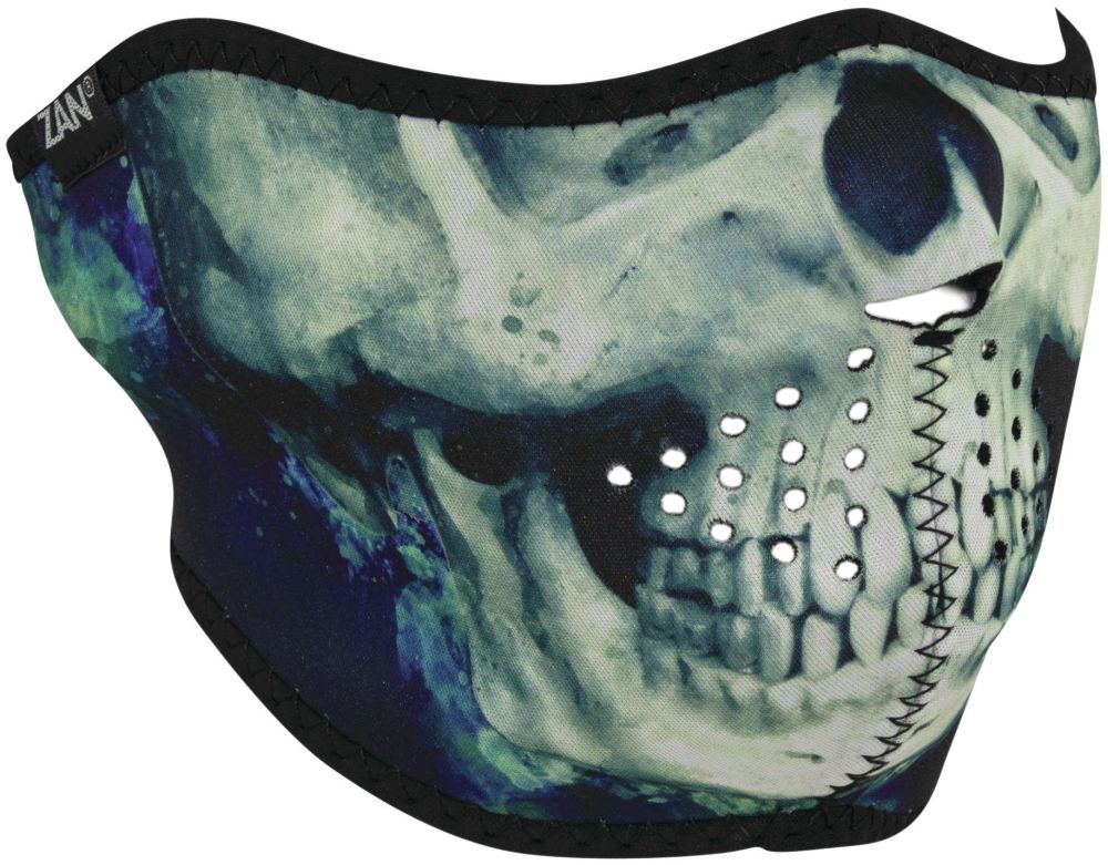 Zan Headgear Half Mask Neoprene Paint Skull
