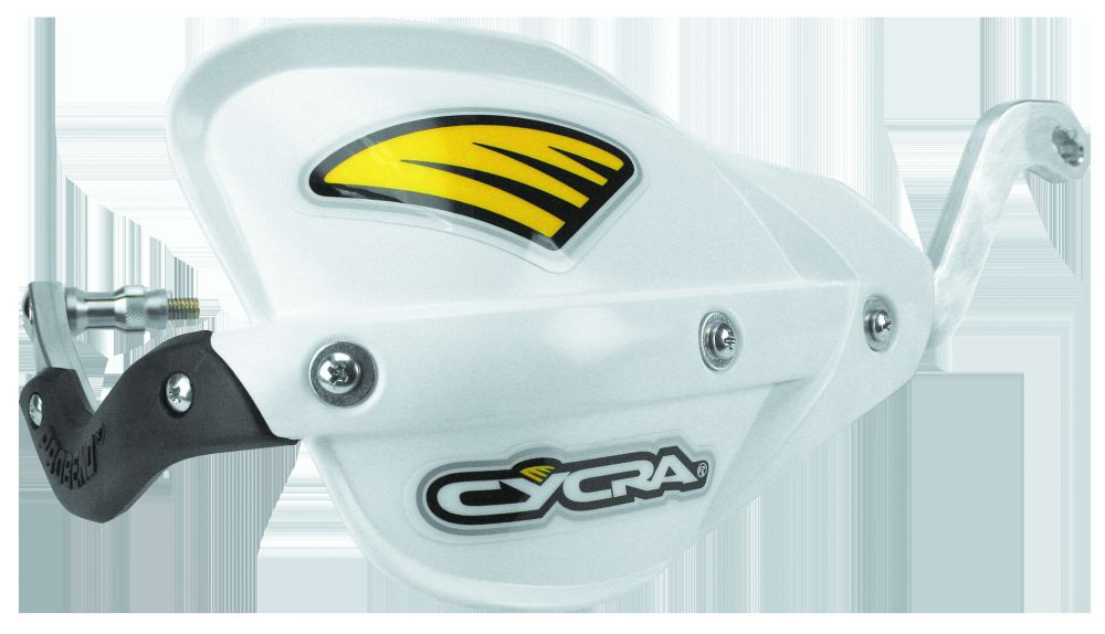 Cycra Probend "Flexx Bar" ATV Direct Mount with Enduro Handguards White