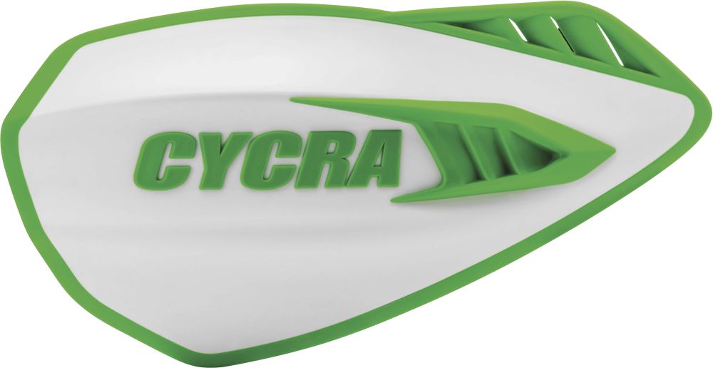 Cycra Cyclone Handguards White/Green - 1CYC-0056-241