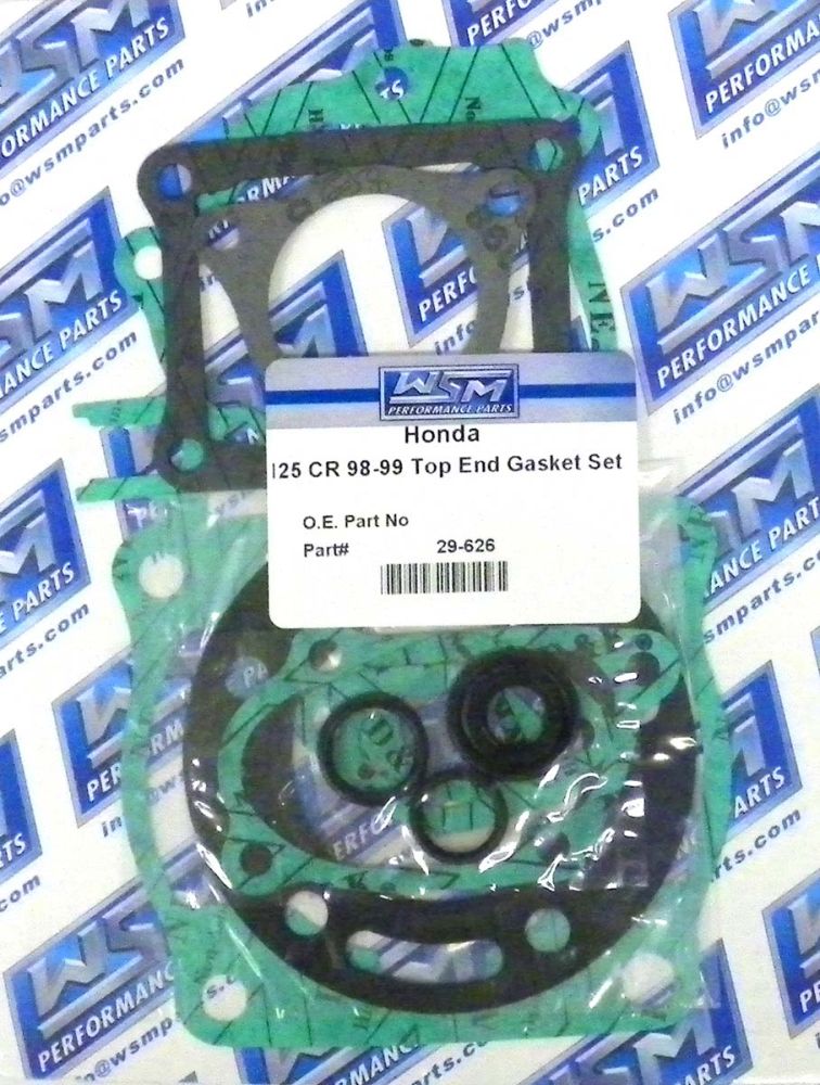 WSM Top End Gasket Kit For Honda 125 CR 98-99 29-626