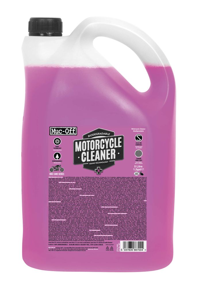 Muc Off Nano Tech Motorcycle Cleaner 5 Liter - 667US