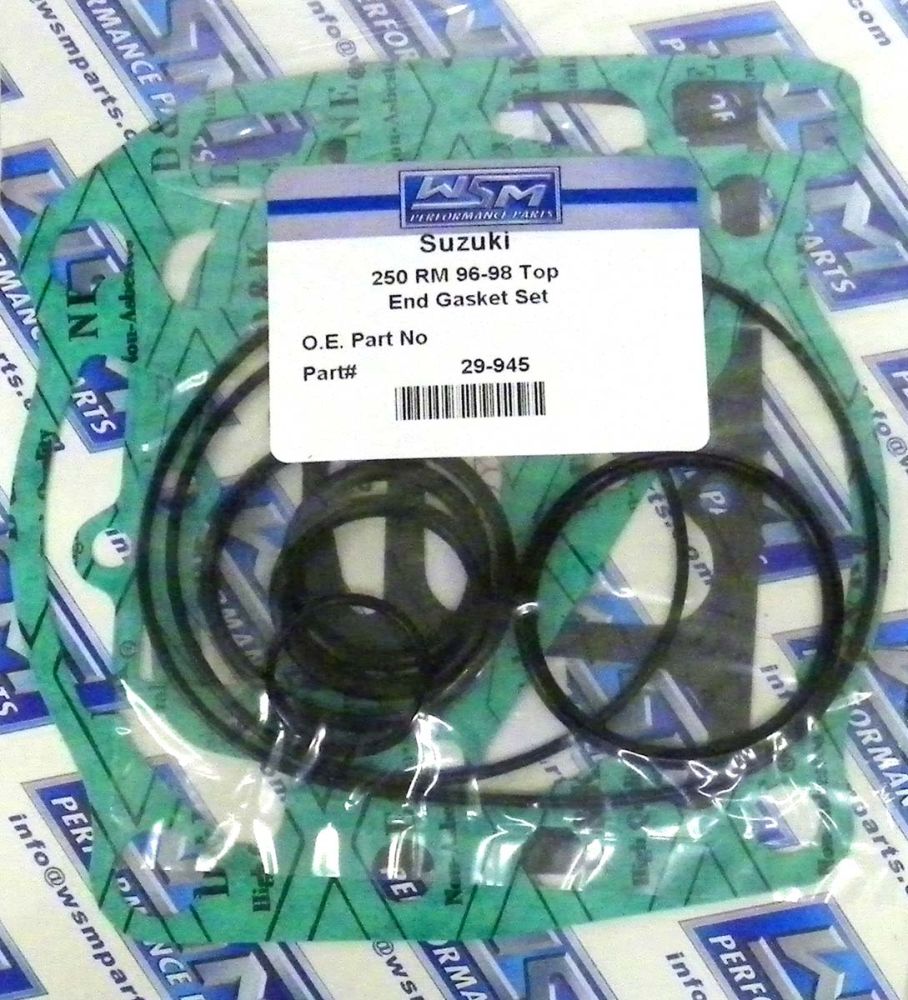 WSM Top End Gasket Kit For Suzuki 250 RM 96-98 29-945