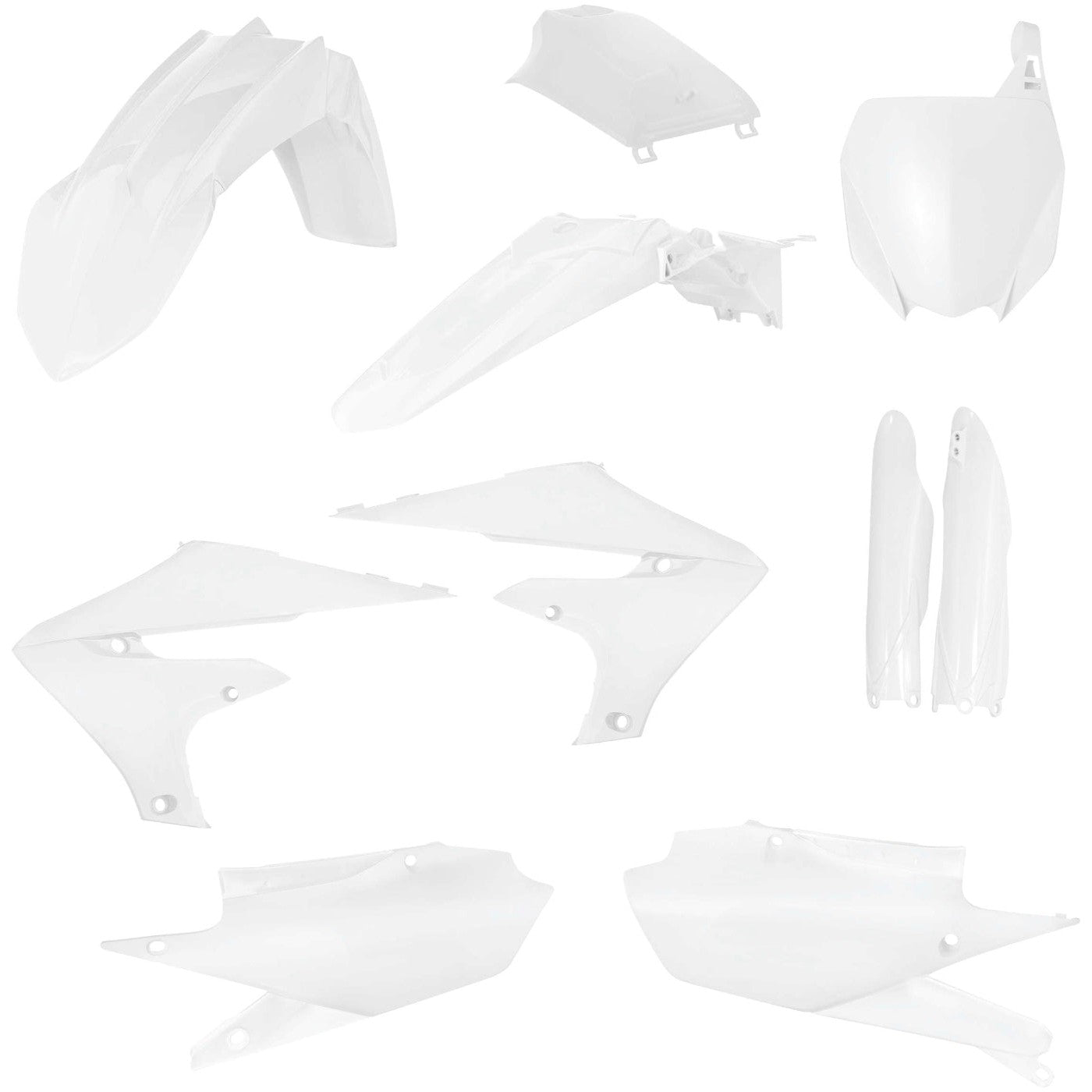 Acerbis White Full Plastic Kit for Yamaha - 2736350002