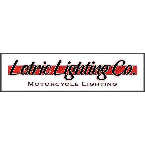 Letric Lighting Royal Flush Mount LED Lights Black/Red 1"