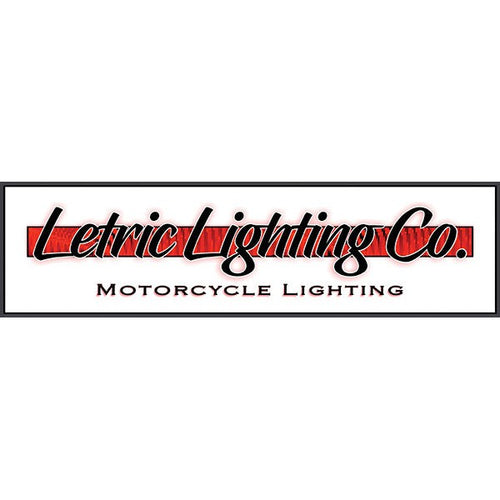 Letric Lighting Royal Flush Mount LED Lights Stainless/Red 1"