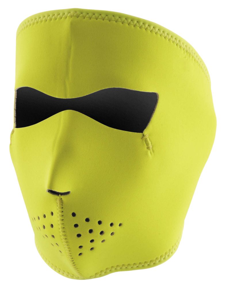 Zan Headgear Full Mask Neoprene High-Vis Lime