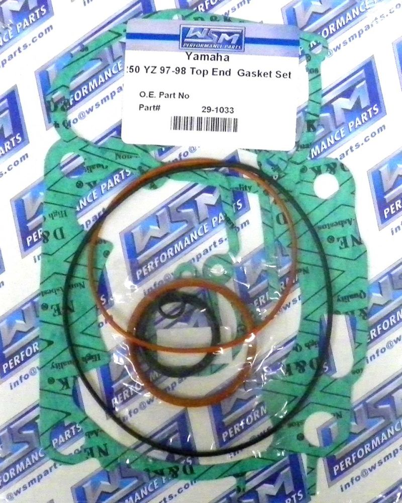 WSM Top End Gasket Kit For Yamaha 250 YZ 97-98 29-1033