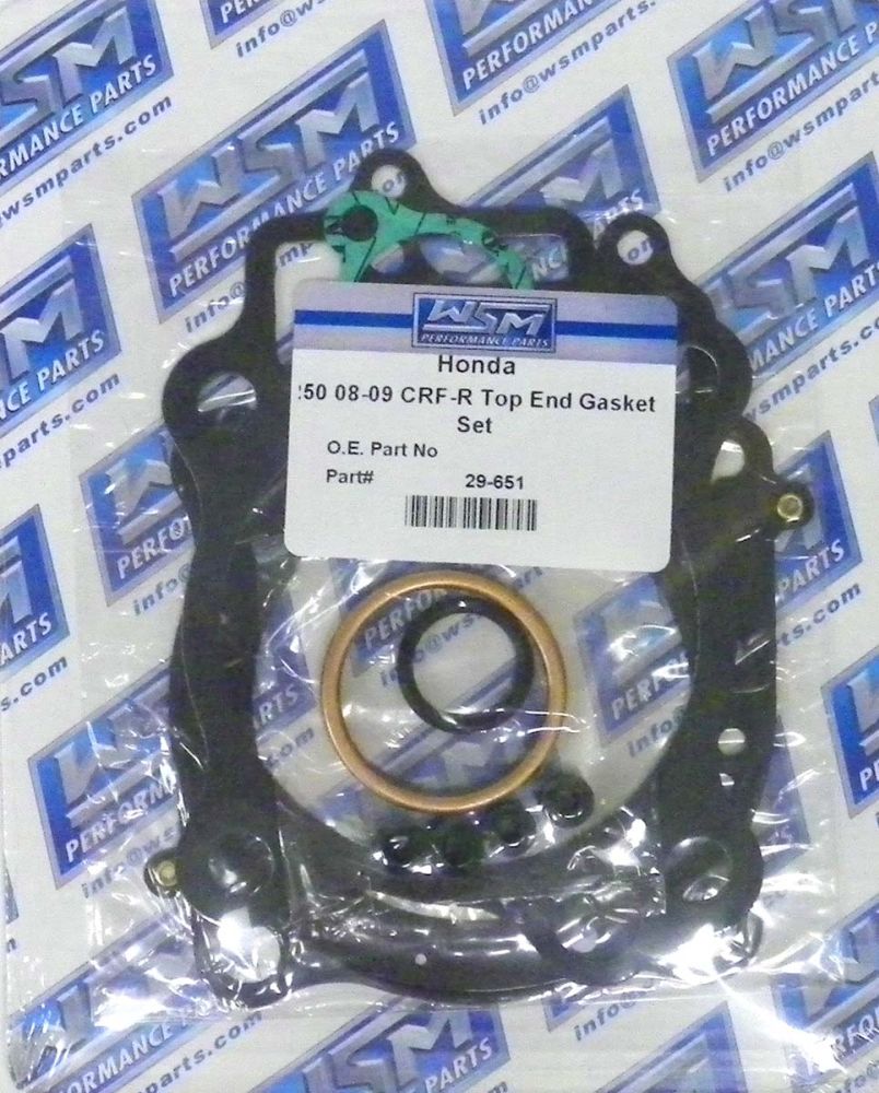 WSM Top End Gasket Kit For Honda 250 CRF-R 08-09 29-651