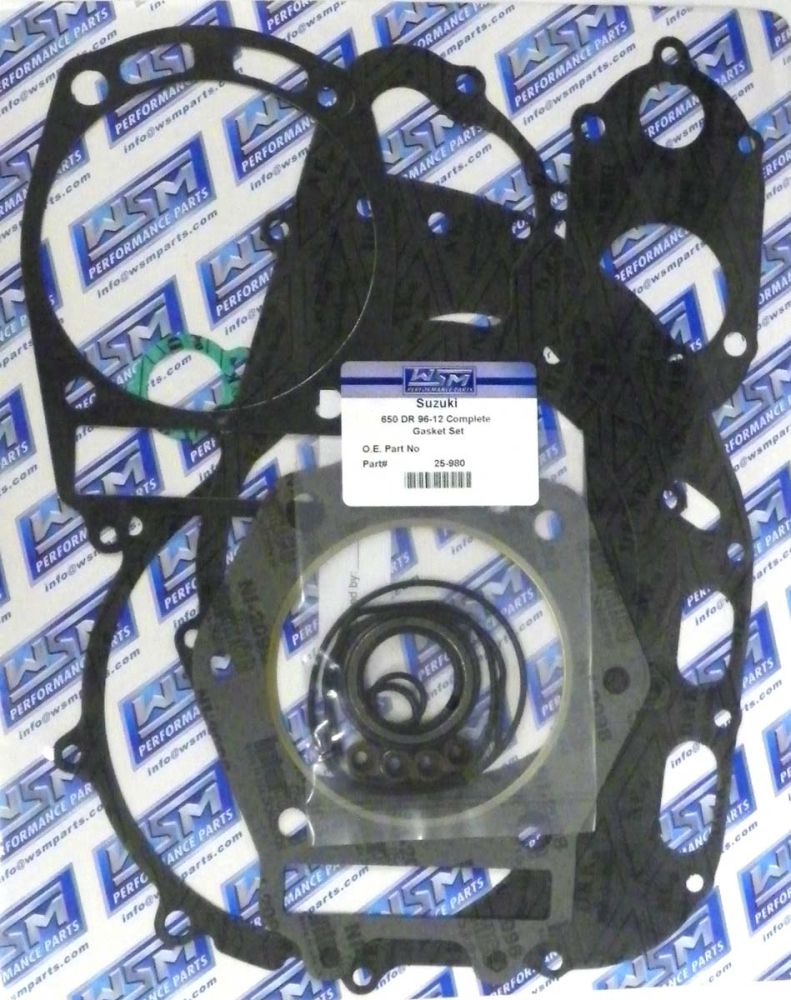 WSM Complete Gasket Kit For Suzuki 650 DR 96-20 25-980