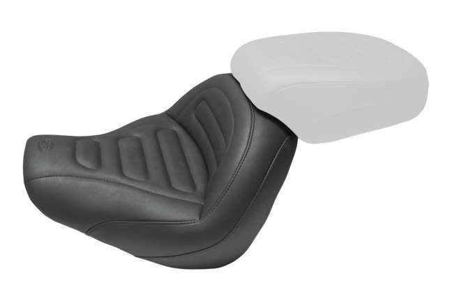 Mustang Standard Touring Seat With Backrest Black 75887