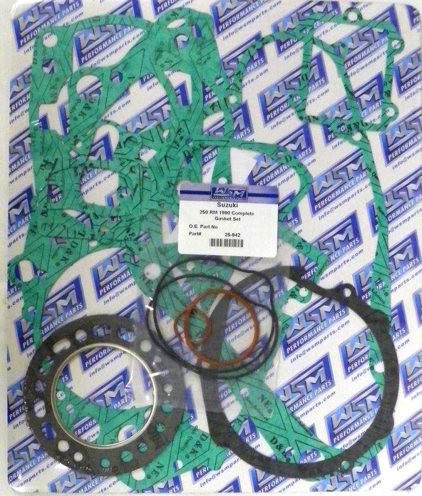 WSM Complete Gasket Kit For Suzuki 250 RM 1990 25-942