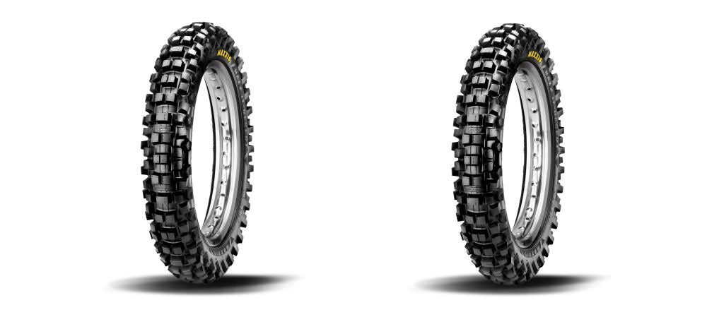 Pair of Maxxis Maxxcross Desert-IT M7305D Bias Dirt Bike Tires Rear 120/80-19 (2)