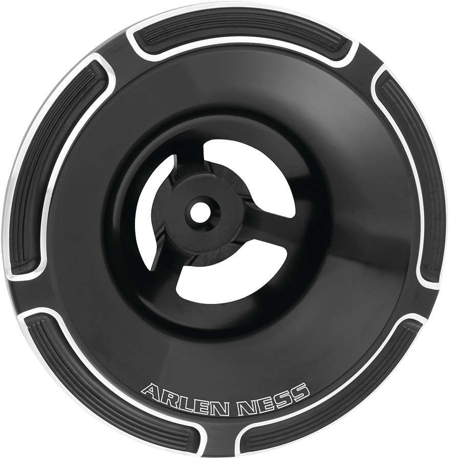 Arlen Ness Velocity Beveled Black Air Cleaner Cover 601-002