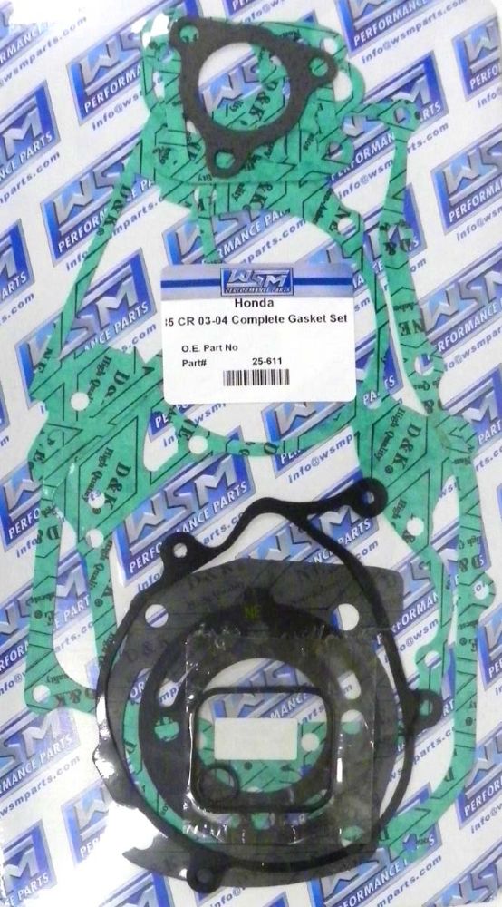 WSM Complete Gasket Kit For Honda 85 CR 03-04 25-611