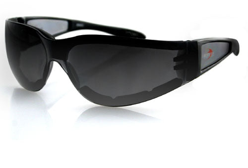 Bobster Shield 2 Gloss Black Frame Smoked Lens Sunglasses