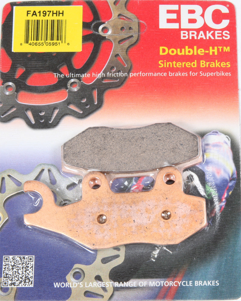 EBC 1 Pair Sintered HH Race Formula Brake Pads MPN FA197HH