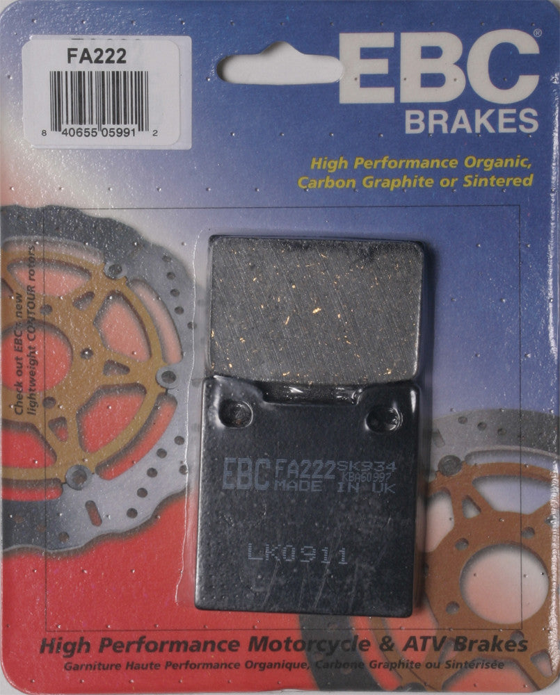 EBC 1 Pair FA Series Organic Replacement Brake Pads For Suzuki RF900R 1994-1995