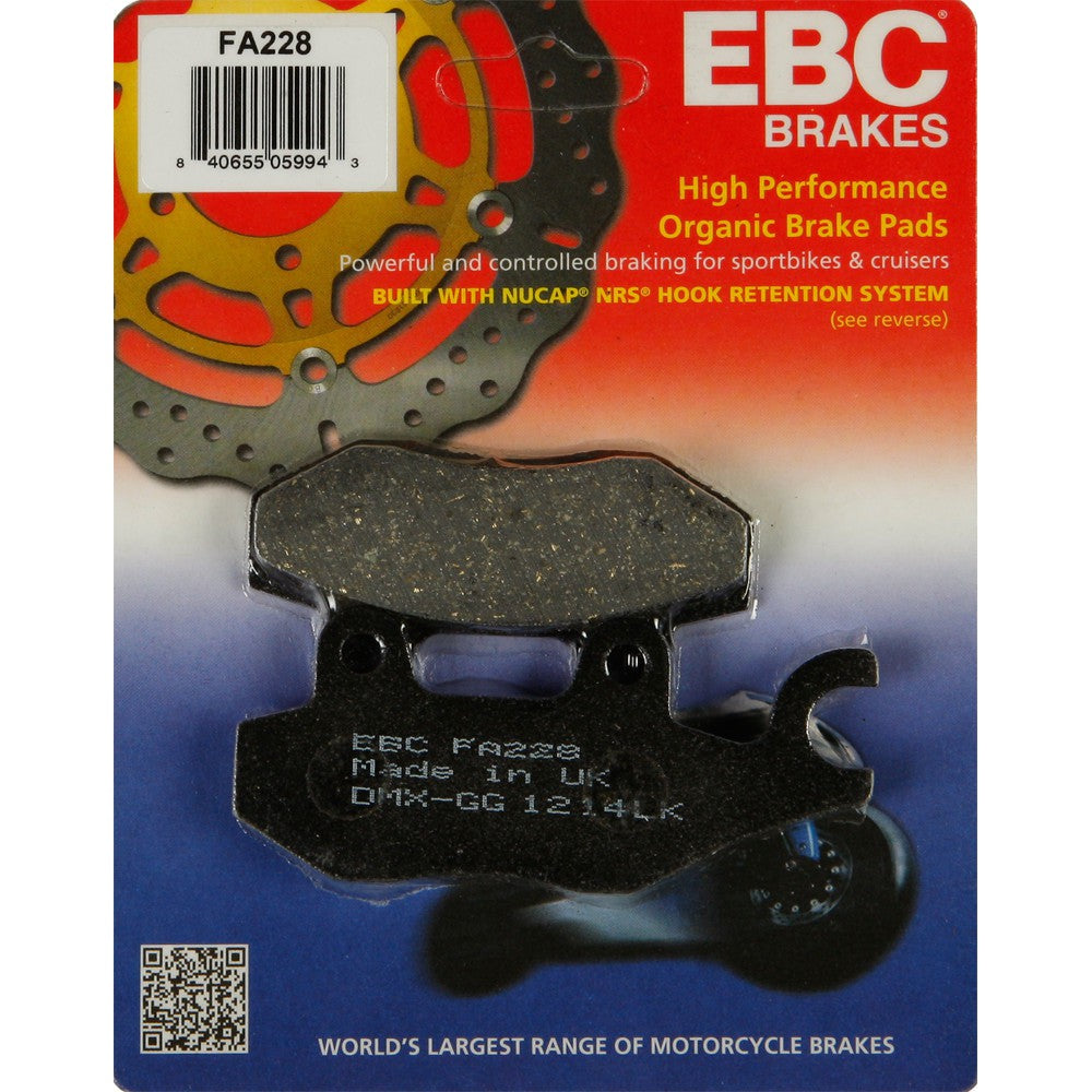 EBC Organic Front Brake Pads for HONDA CMX250X Rebel 1999-2015