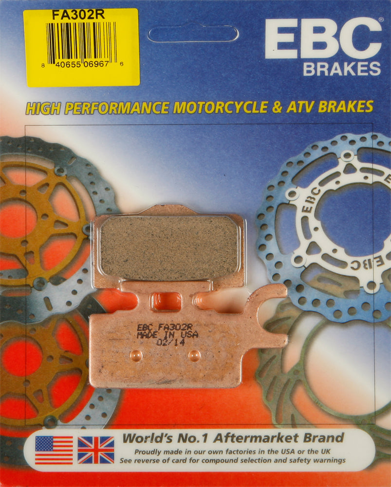 EBC 1 Pair HH Sintered Superbike Brake Pads MPN FA302R