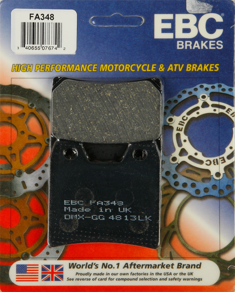 EBC 1 Pair FA Series Organic Replacement Brake Pads For Yamaha FZ1 2001-2005