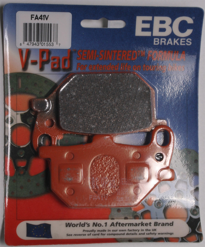 EBC 1 Pair V-Pad Semi-Sintered Touring Brake Pads MPN FA41V