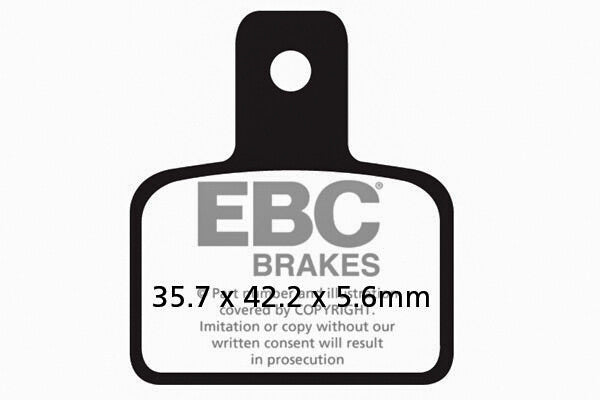 EBC 1 Pair Performance X-Series Carbon Brake Pads MPN FA495X