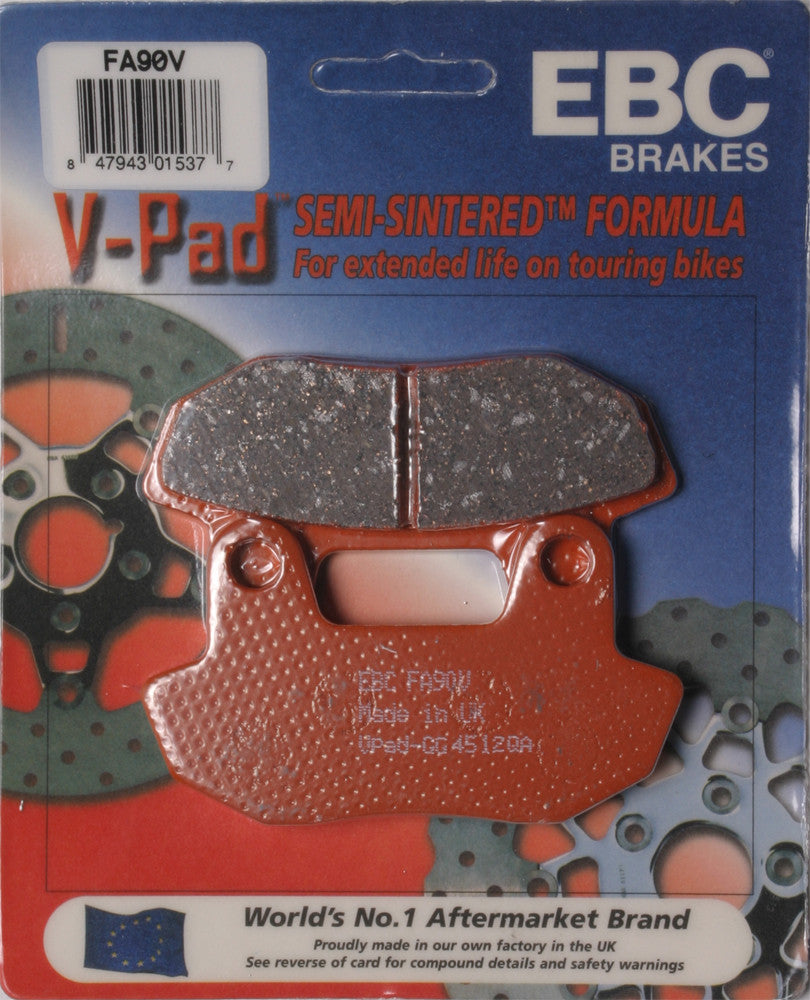 EBC 1 Pair V-Pad Semi-Sintered Touring Brake Pads For Honda Shadow 700 VT700C 1984-1985