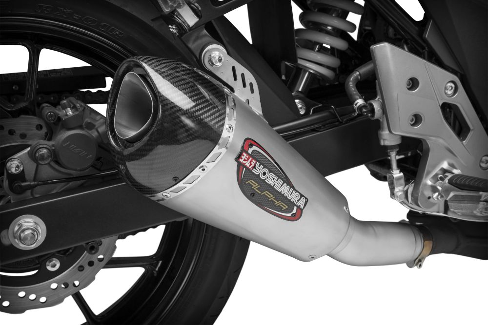 Yoshimura Street Exhaust Slip-on Alpha T Stainless - 11260BP520