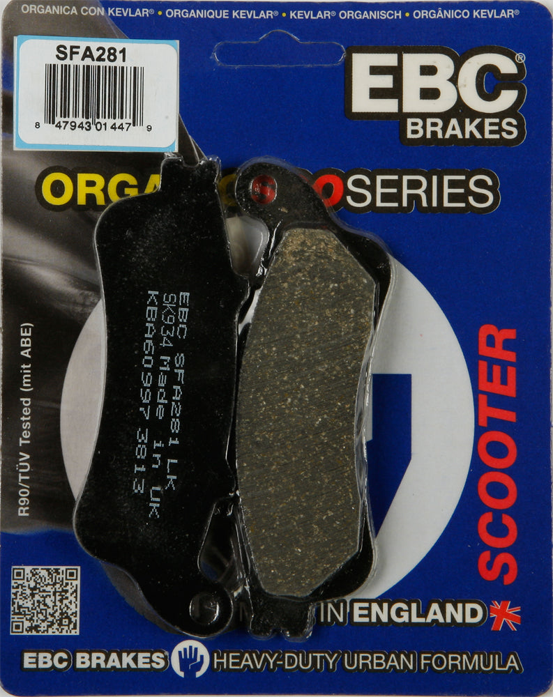 EBC Organic Front Brake Pads for HONDA NSS250 Reflex 2001-2007