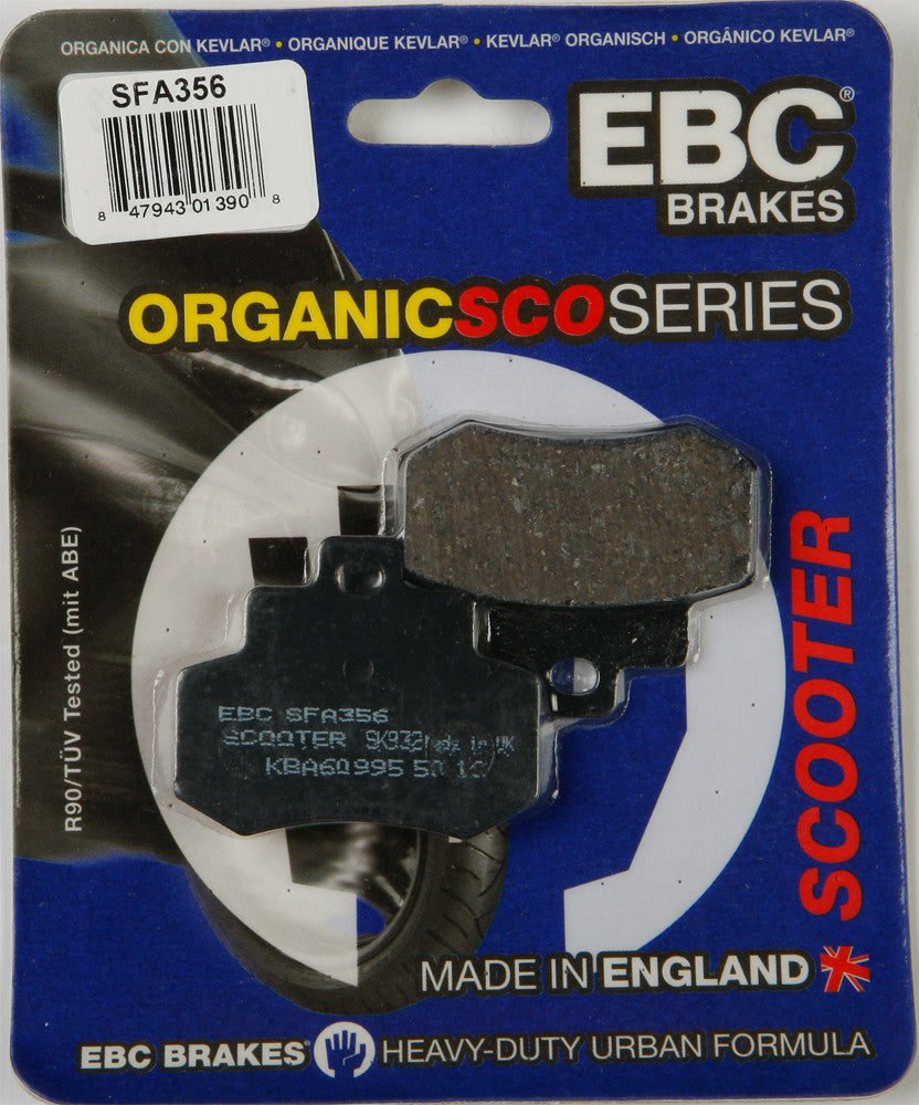 EBC 1 Pair Premium SFA Organic OE Replacement Brake Pads For ATK 250 2006-2010