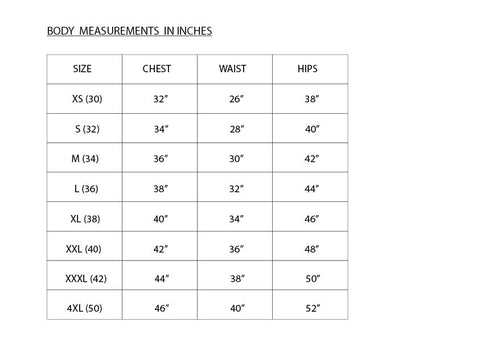 body measurements