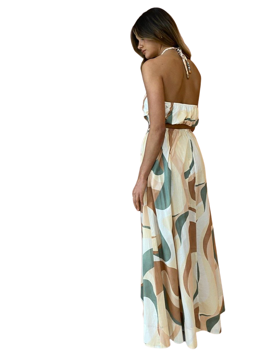 New Romantics - Dolce Vita Maxi Skirt and Top Set - Desert Swirl | All ...