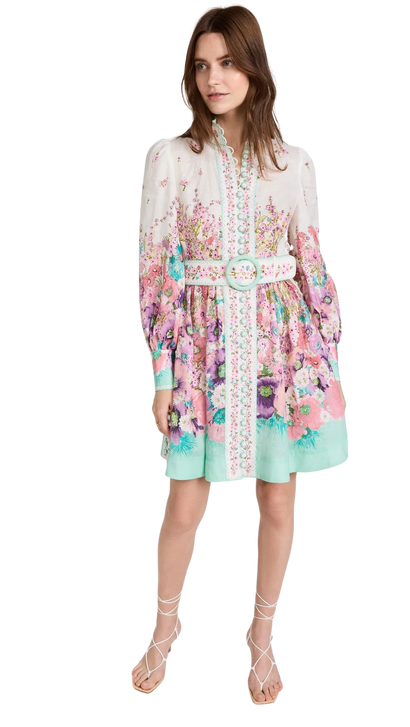 Zimmermann - Brightside A-Line Mini Dress - Batik Patch | All The Dresses