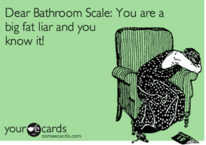 The scale lies 